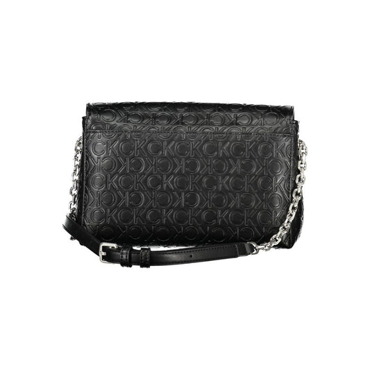 Calvin Klein Schwarze Polyester-Handtasche