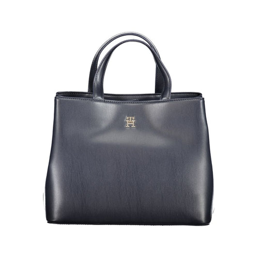 Tommy Hilfiger – Blaue Polyethylen-Handtasche