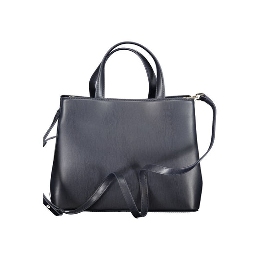 Tommy Hilfiger – Blaue Polyethylen-Handtasche
