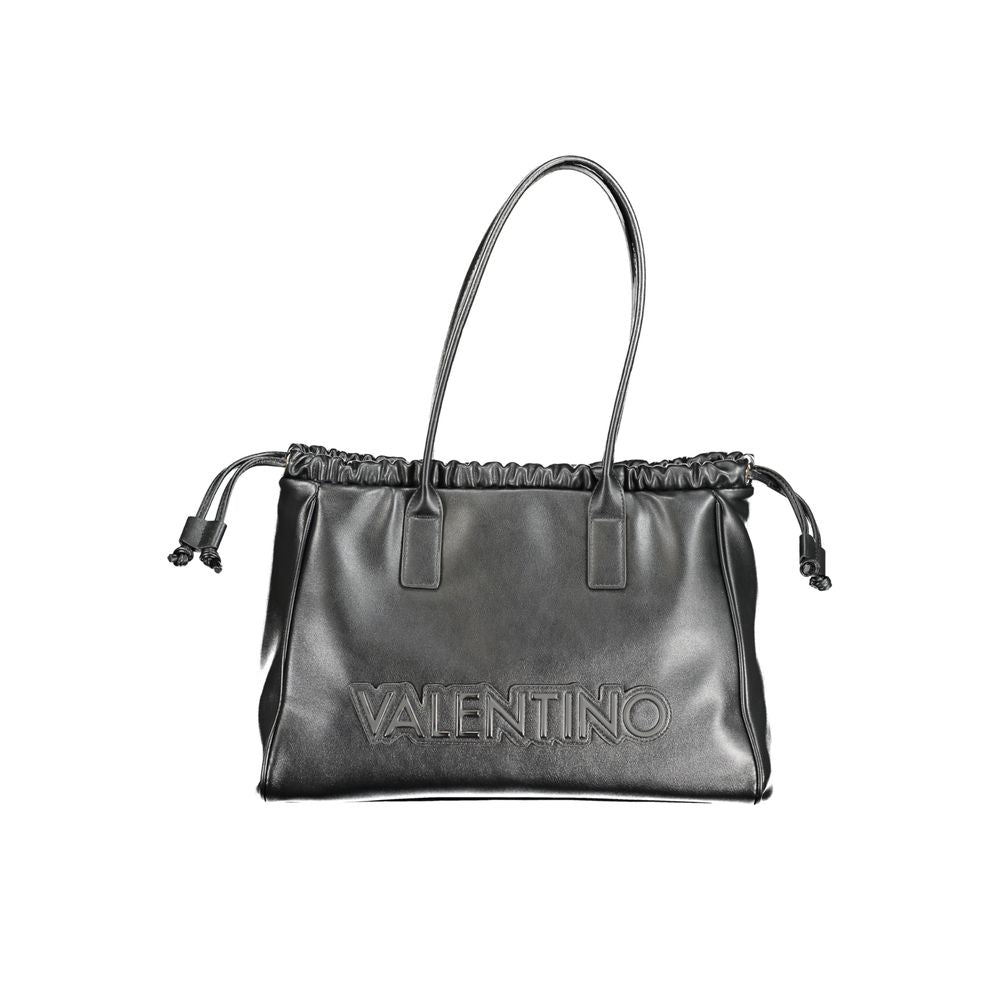 Mario Valentino Schwarze Polyethylen-Handtasche