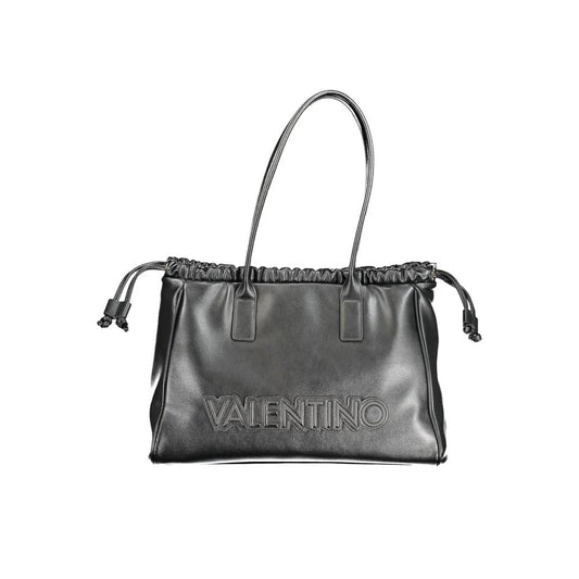 Mario Valentino Schwarze Polyethylen-Handtasche