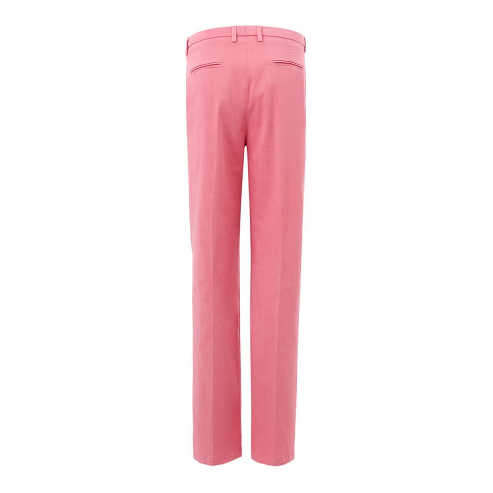 Lardini Elegante rosa Baumwollhose für anspruchsvollen Stil