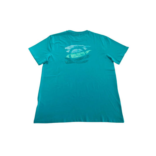 Trussardi Beachwear Light Blue Cotton Men T-Shirt