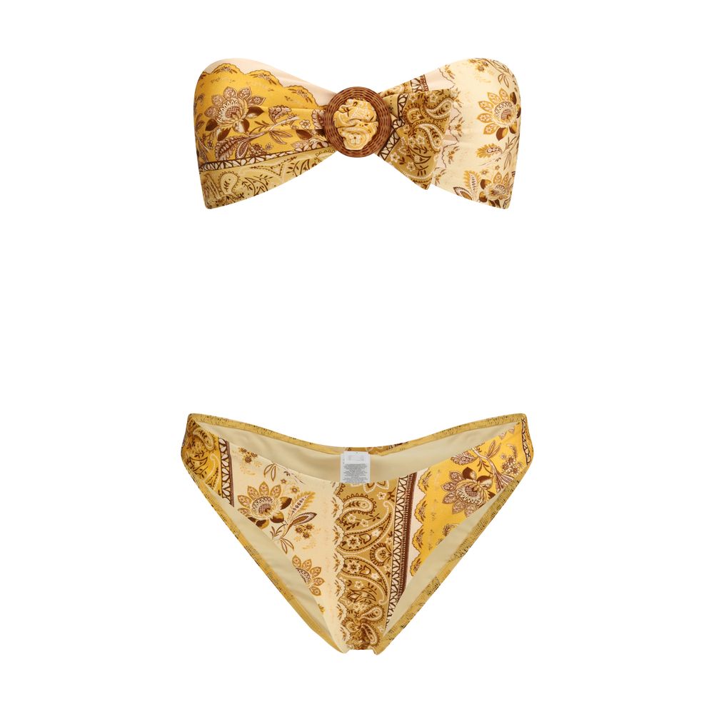 Zimmermann Gelber Lycra Bikini