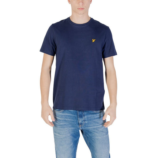 Lyle & Scott – Blaues Baumwoll-T-Shirt