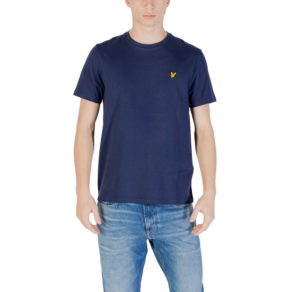 Lyle &amp; Scott – Blaues Baumwoll-T-Shirt