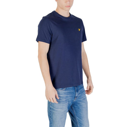 Lyle &amp; Scott – Blaues Baumwoll-T-Shirt