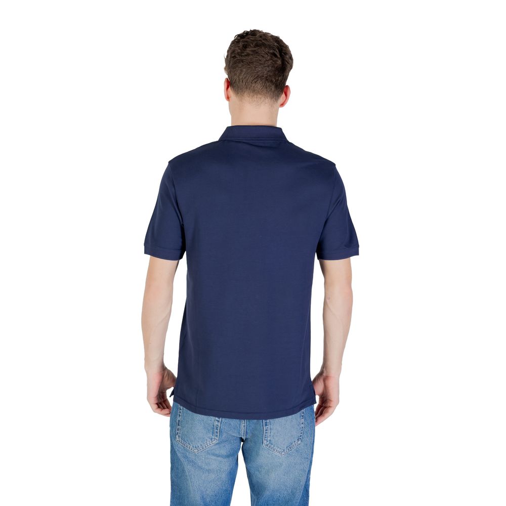 Lyle & Scott Blue Cotton Polo Shirt