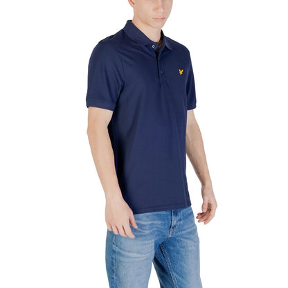 Lyle & Scott Blue Cotton Polo Shirt