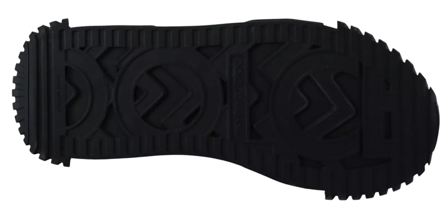 Dolce &amp; Gabbana – Schwarze High-Top-Sorrento-Sneakers aus Nylon