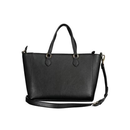Mario Valentino Schwarze Polyethylen-Handtasche