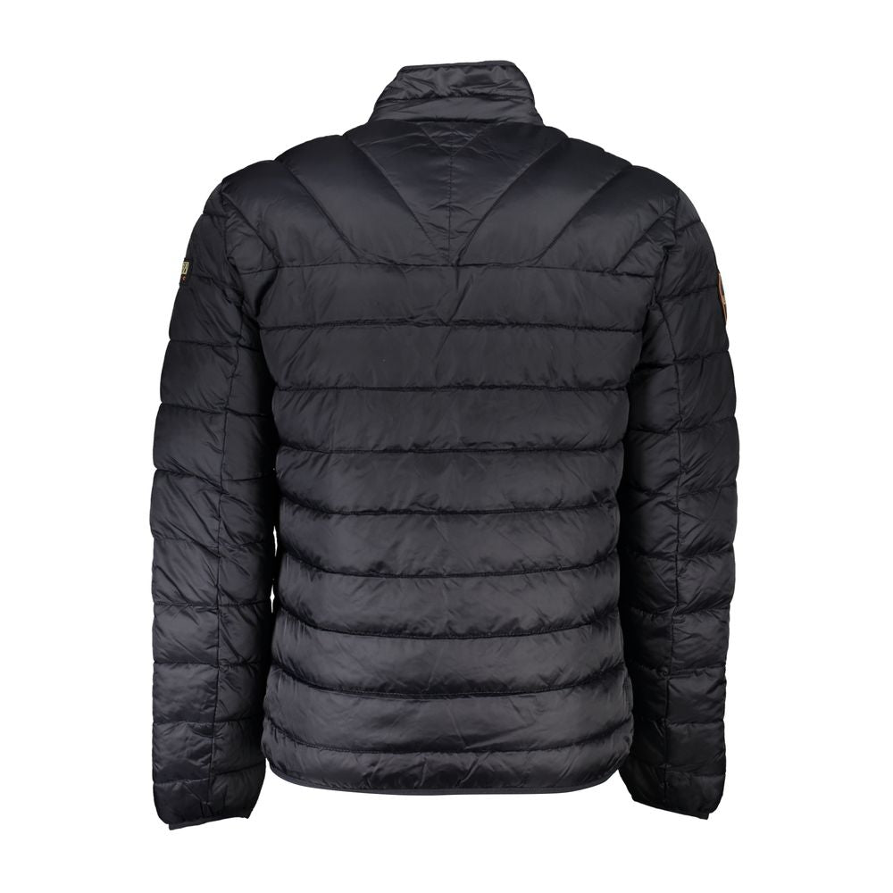 Napapijri Schwarze Polyamid-Herrenjacke