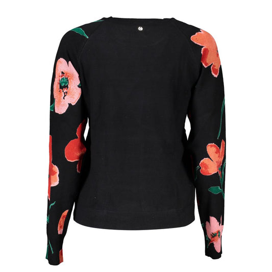 سترة Desigual Chic Contrast Crew Neck