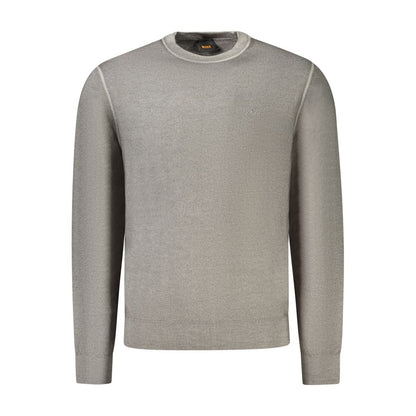 Hugo Boss Grauer Wollpullover für Herren