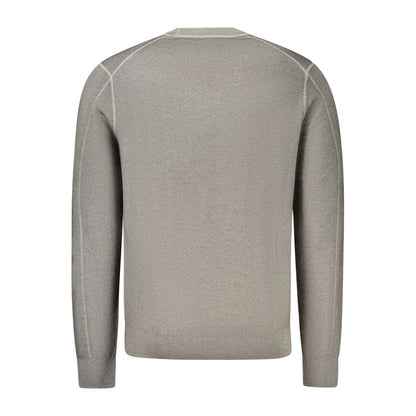 Hugo Boss Grauer Wollpullover für Herren