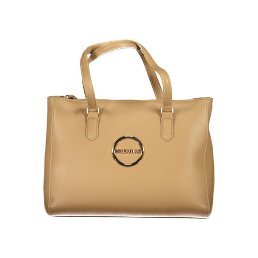 Mario Valentino Beige Polyethylen Damen Handtasche