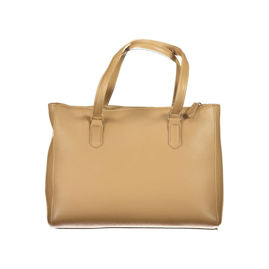 Mario Valentino Beige Polyethylen Damen Handtasche