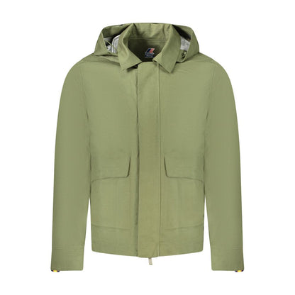 K-WAY Green Cotton Men Jacket