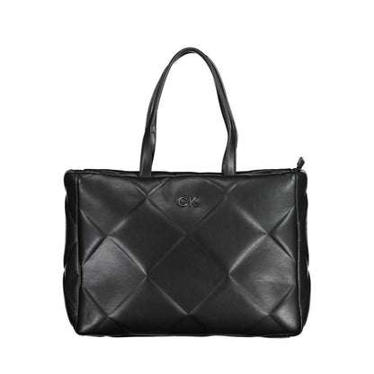 Calvin Klein Schwarze Polyester-Handtasche