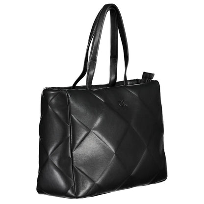 Calvin Klein Schwarze Polyester-Handtasche