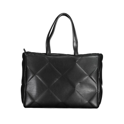 Calvin Klein Schwarze Polyester-Handtasche