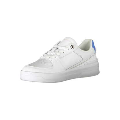 Tommy Hilfiger – Weiße Polyester-Sneaker