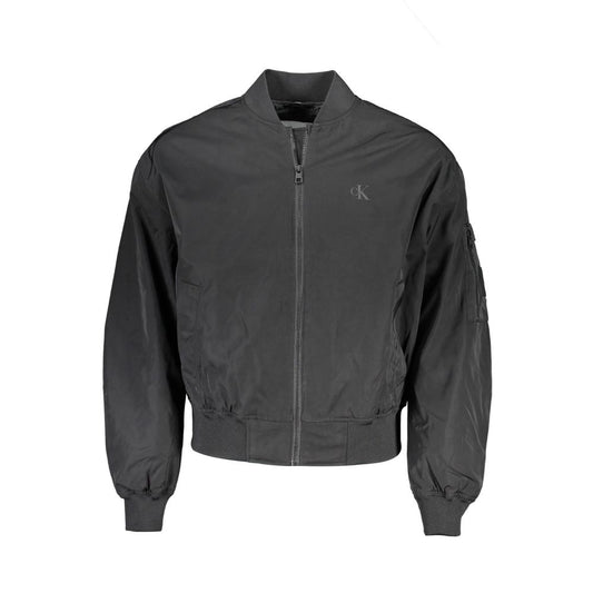 Calvin Klein Schwarze Polyester Herrenjacke