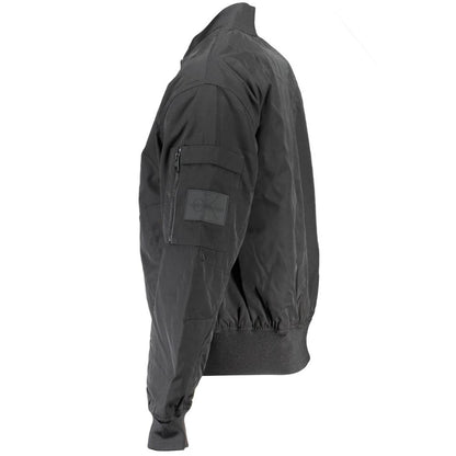 Calvin Klein Schwarze Polyester Herrenjacke