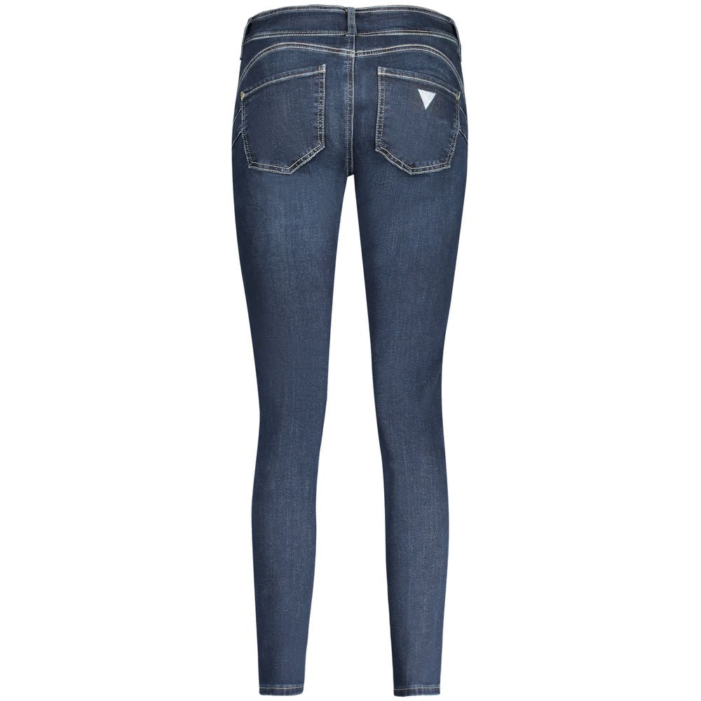 Guess Jeans Blaue Skinny-Jeans aus Baumwolle für Damen