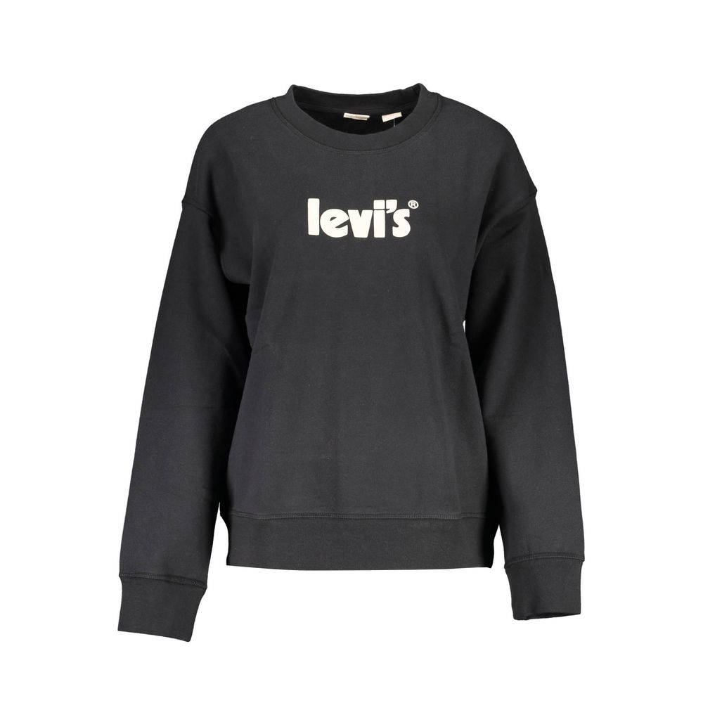 Levi's – Schwarzer Baumwollpullover für Damen