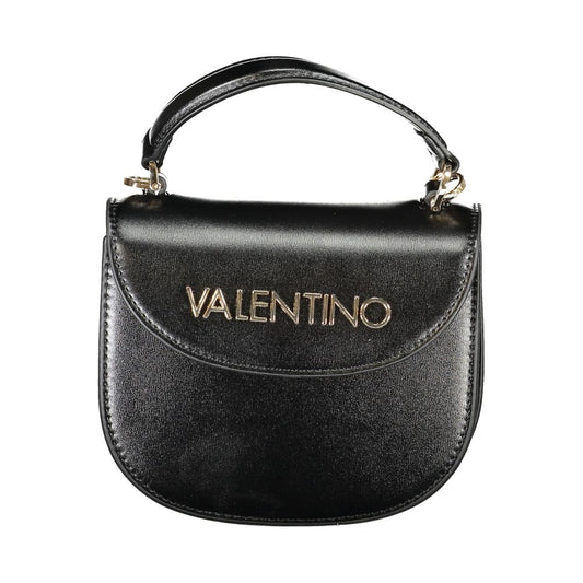 Mario Valentino Schwarze Polyethylen-Damenhandtasche