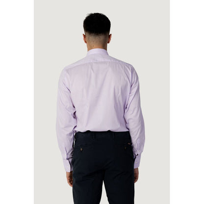 Liu Jo Purple Cotton Dress Shirt