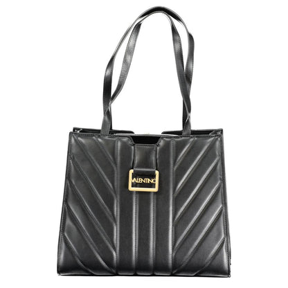 Mario Valentino Schwarze Polyethylen-Handtasche
