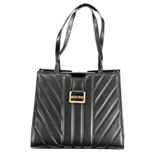Mario Valentino Schwarze Polyethylen-Handtasche