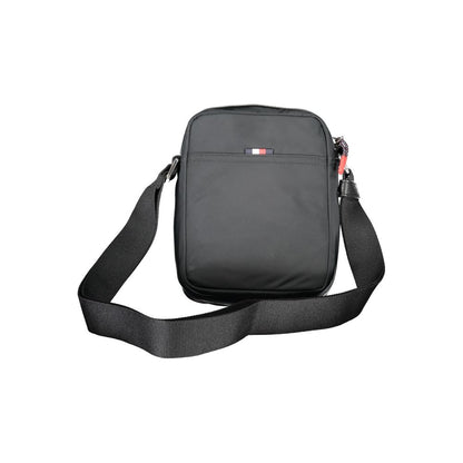 Tommy Hilfiger – Schwarze Polyester-Umhängetasche