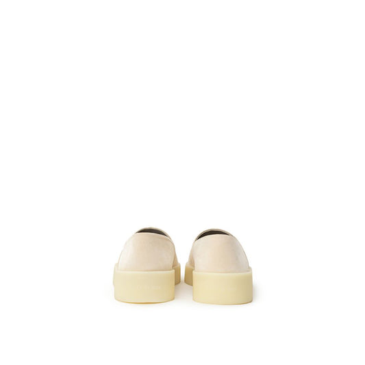 Fear Of God – Slipper aus beigefarbenem Leder
