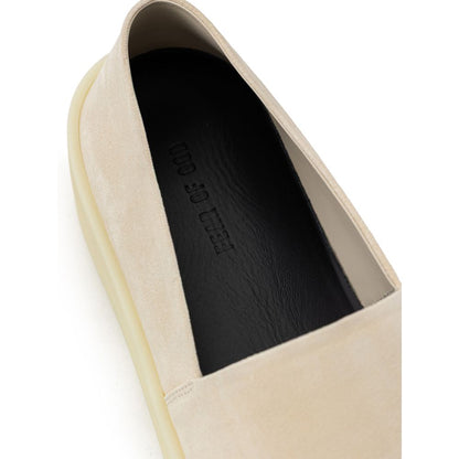 Fear Of God – Slipper aus beigefarbenem Leder