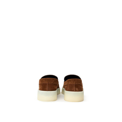 Fear Of God – Slipper aus braunem Leder