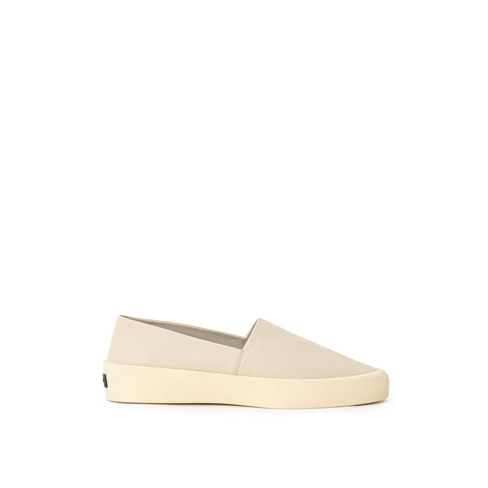 Fear Of God – Slipper aus beigefarbenem Leder