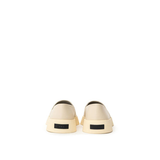 Fear Of God – Slipper aus beigefarbenem Leder