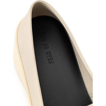 Fear Of God – Slipper aus beigefarbenem Leder