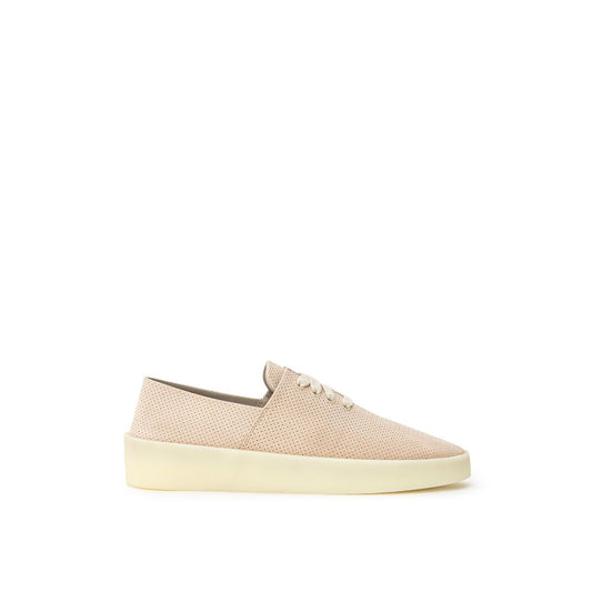 Fear Of God Beige Leder Sneaker mit niedrigem Schaft