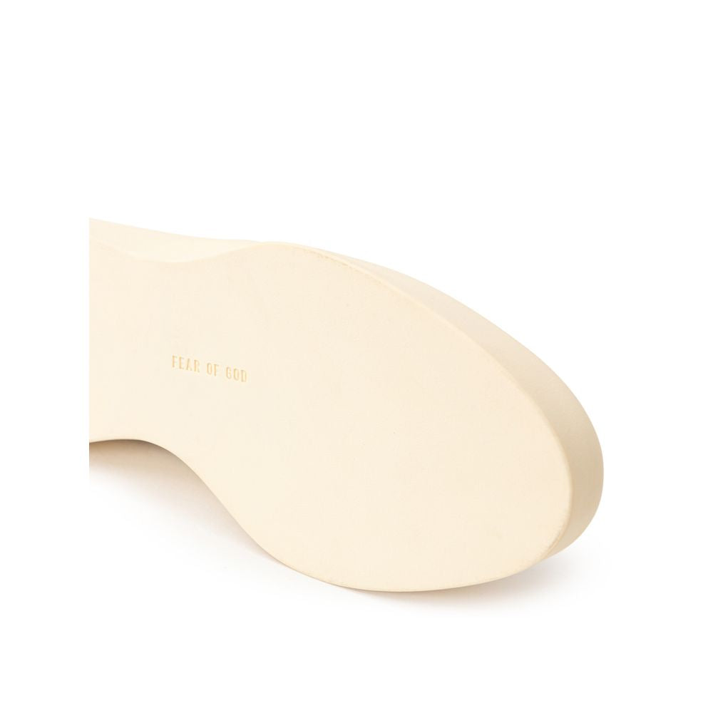 Fear Of God – Slipper aus beigefarbenem Leder
