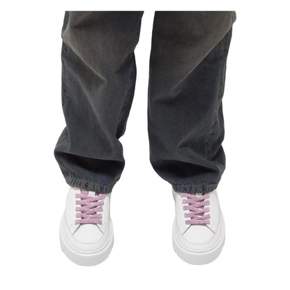 DATE Beige Ledersneaker