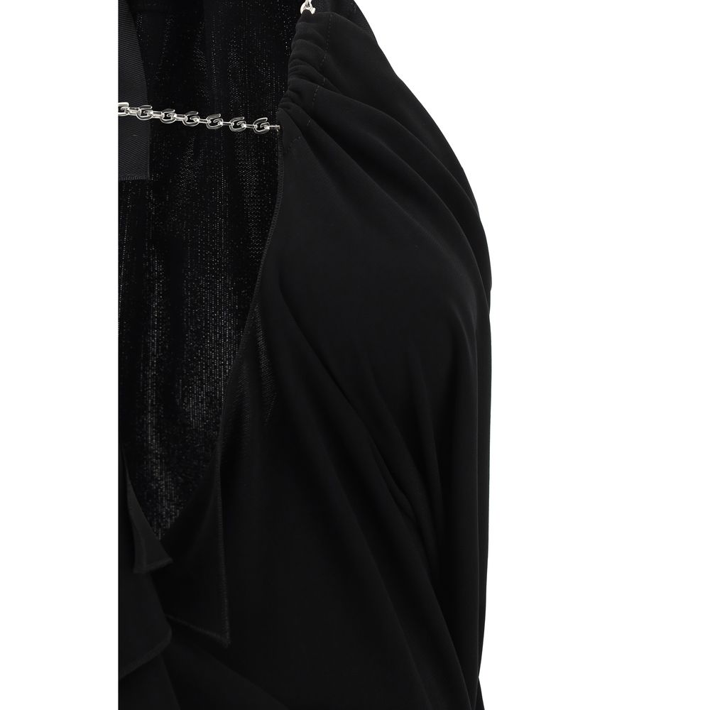 Givenchy Cocktailkleid aus schwarzer Viskose