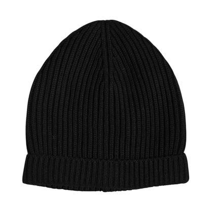 Dolce &amp; Gabbana – Schwarze Wintermütze aus Kaschmir