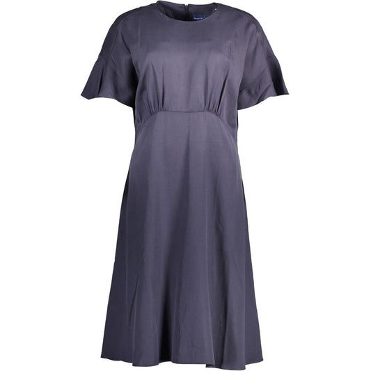 Gant Blaues Lyocell-Kleid für Damen