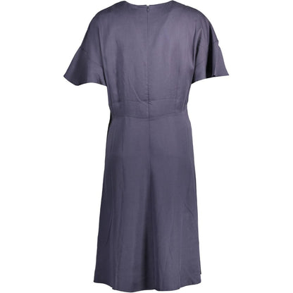 Gant Blaues Lyocell-Kleid für Damen