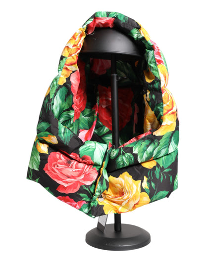 Dolce &amp; Gabbana – Mehrfarbiger Wickelhut mit Blumenmuster