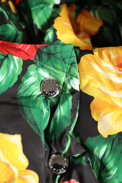 Dolce &amp; Gabbana – Mehrfarbiger Wickelhut mit Blumenmuster